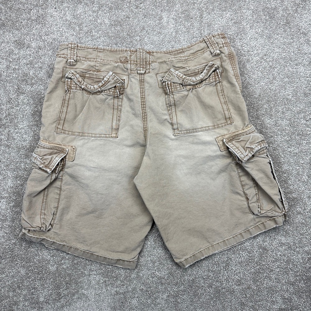 Vintage Y2K Aeropostale Distressed Baggy Cargo Shorts Size 36